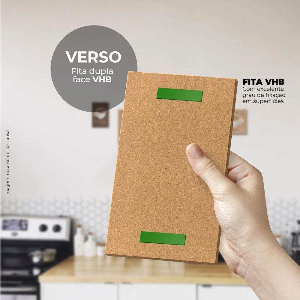 Tipos De Café Quadro Com 5 Peças 6mm Placa Ultra-brilho - 3