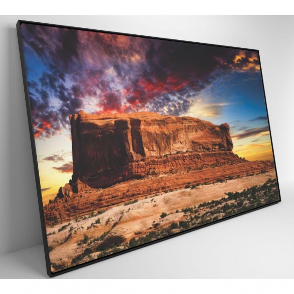 Quadro Decorativo Deserto Butte Utah 90x60 Cm Tecido Canvas - 5