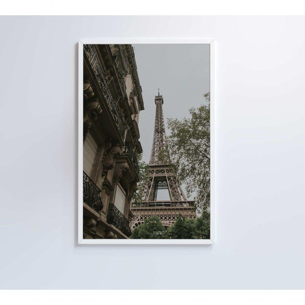 Quadro Torre Eiffel Paris 60x90 Cm Tecido Canvas - 7