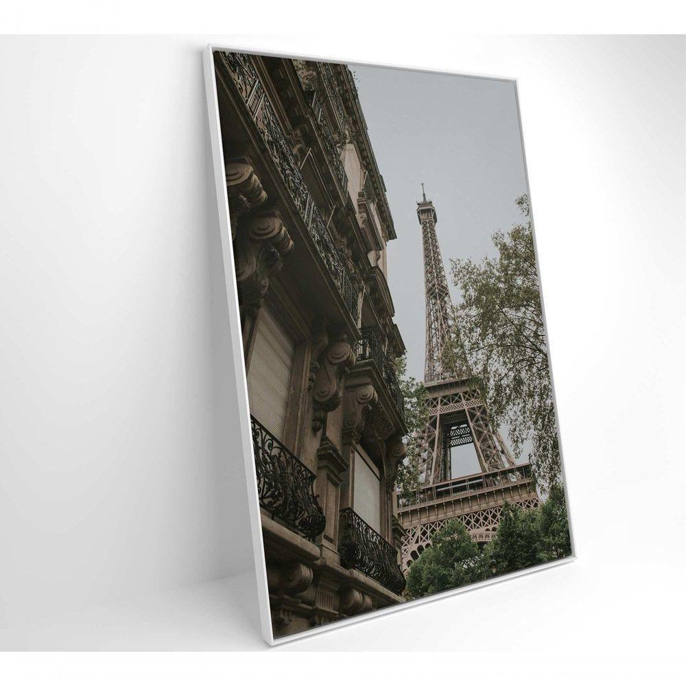 Quadro Torre Eiffel Paris 60x90 Cm Tecido Canvas - 8
