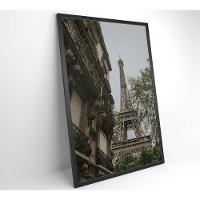 Quadro Torre Eiffel Paris 40x60 Cm Tecido Canvas