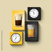 Despertar E Anoitecer - Quadro Ou Placa Com 4 Peças 15mm - 1