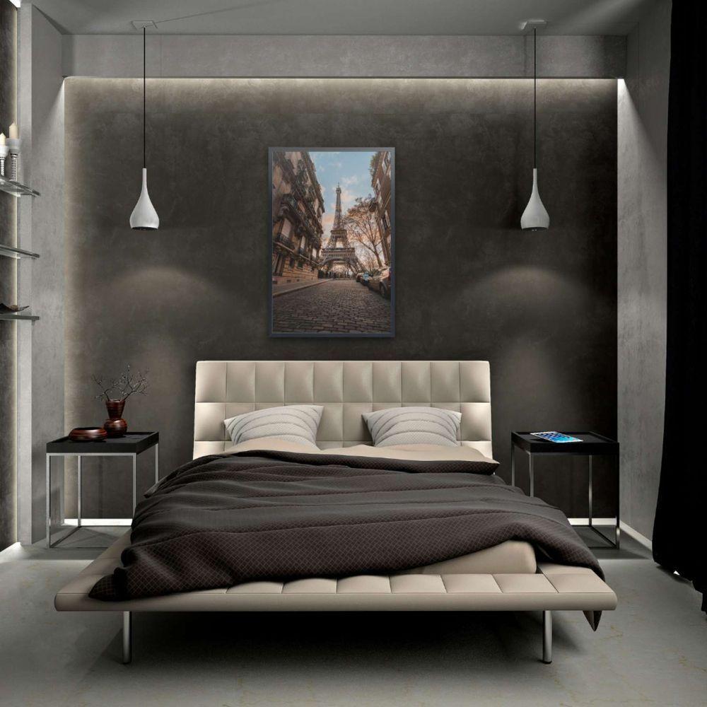 Quadro Torre Eiffel 40x60 Cm Vidro Impresso - 1