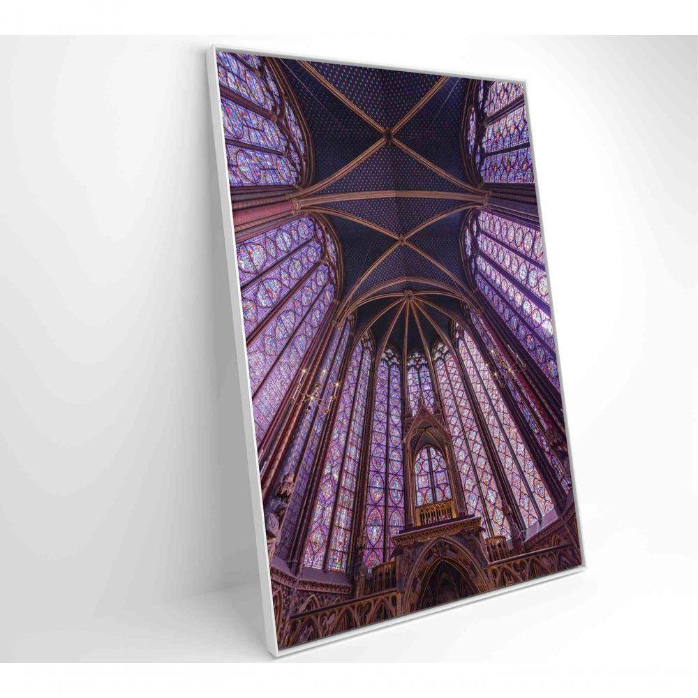 Quadro Arquitetura Igreja 80x120 Cm Tecido Canvas - 4