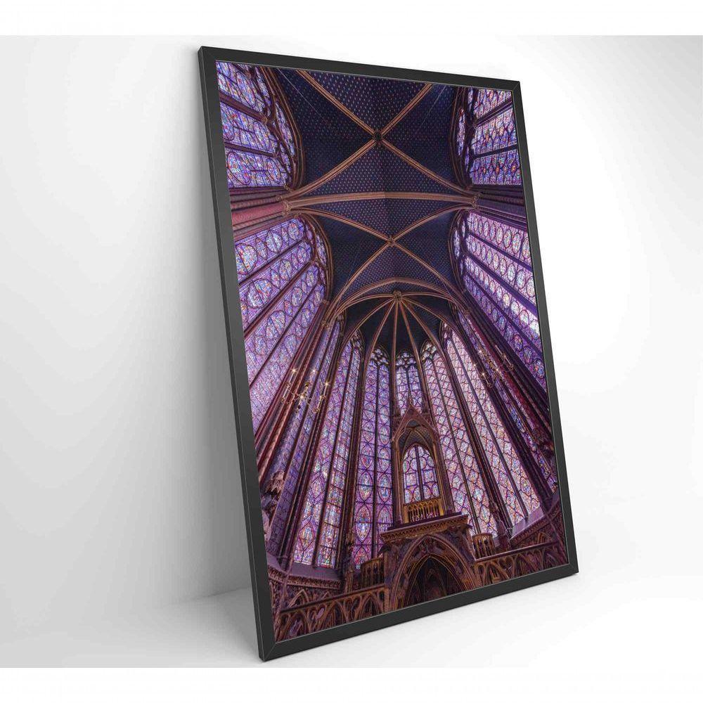 Quadro Arquitetura Igreja 80x120 Cm Tecido Canvas - 7