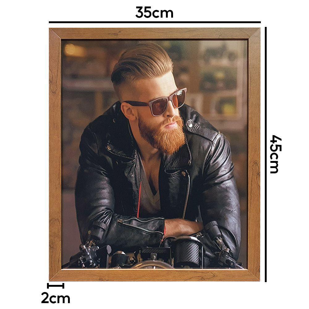 Quadros Barba Barbearia 35cmx45cms Modelo 8 - 2