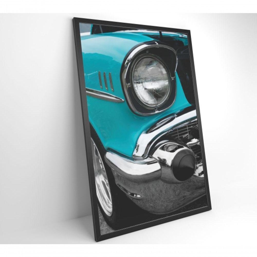 Quadro Farol Carro Clássico 90x60 Cm Tecido Canvas - 7