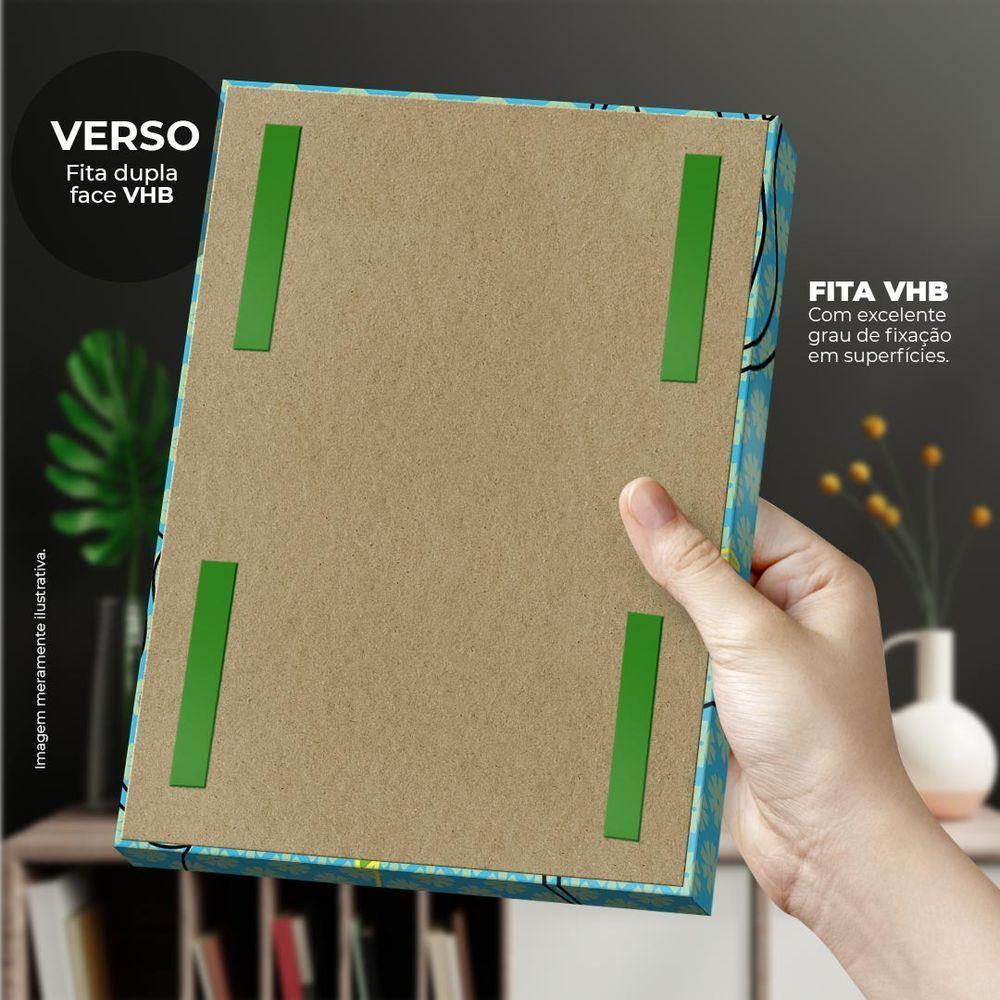 Flores Com Cores Fluídas Quadro Com 3 Peças 15Mm Soft Touch - 3