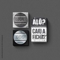 Caiu A Ficha Quadro Com 3 Peças 15Mm Ultra-Brilho - 1