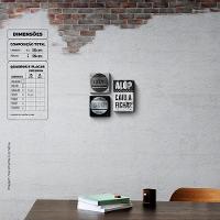 Caiu A Ficha Quadro Com 3 Peças 15Mm Ultra-Brilho - 5