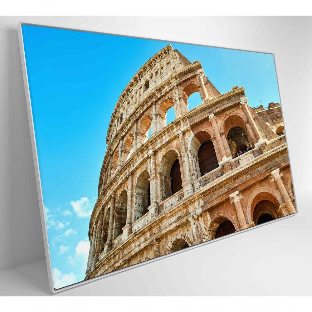 Quadro Coliseu 60x40 Cm Tecido Canvas - 8