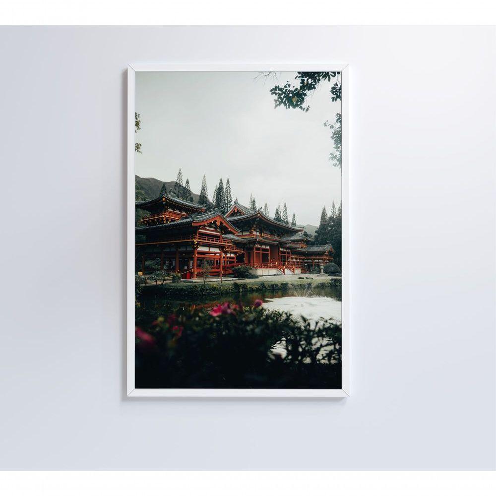 Quadro Templo Japonês 60x90 Cm Tecido Canvas - 7