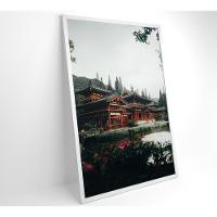 Quadro Templo Japonês 60x90 Cm Tecido Canvas - 6