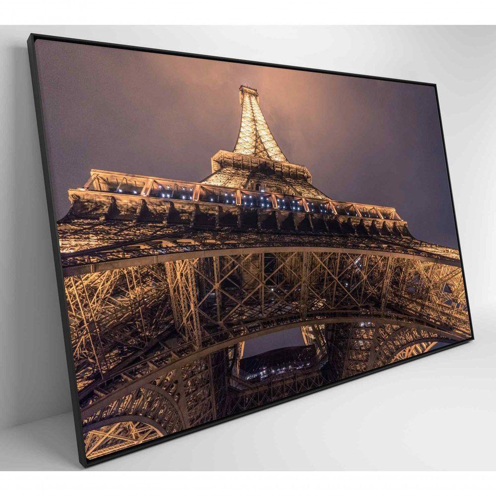 Quadro Torre Eiffel Iluminada 60x40 Cm Vidro Impresso - 9