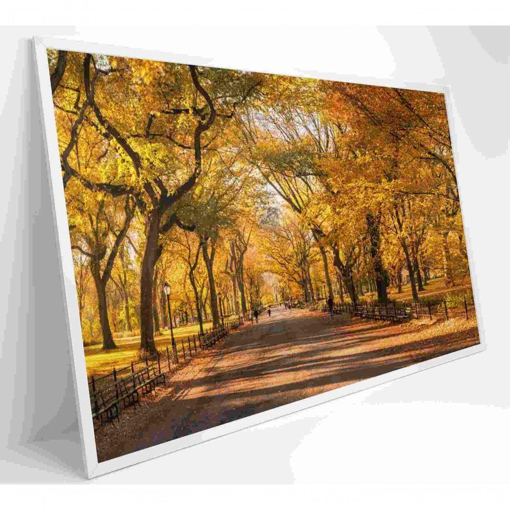 Quadro Central Park Outono 90x60 Cm Tecido Canvas - 7