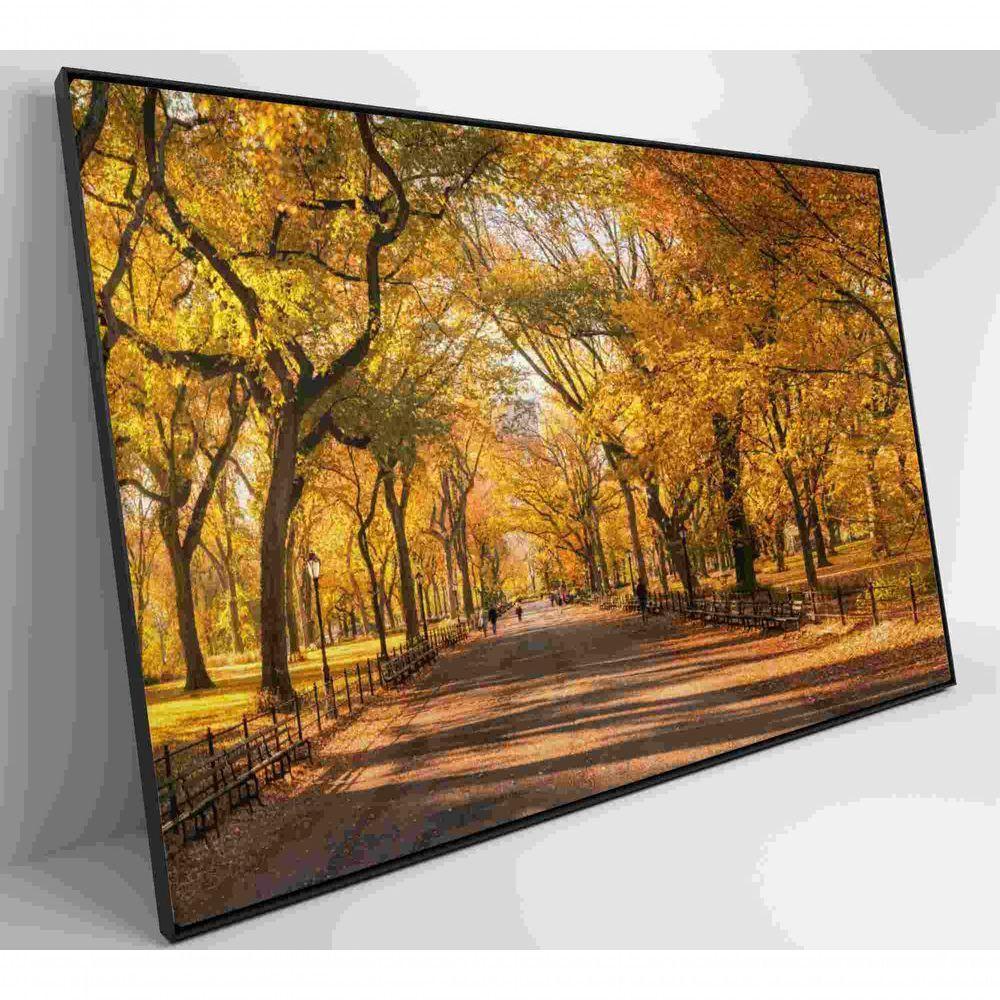 Quadro Central Park Outono 60x40 Cm Tecido Canvas - 3