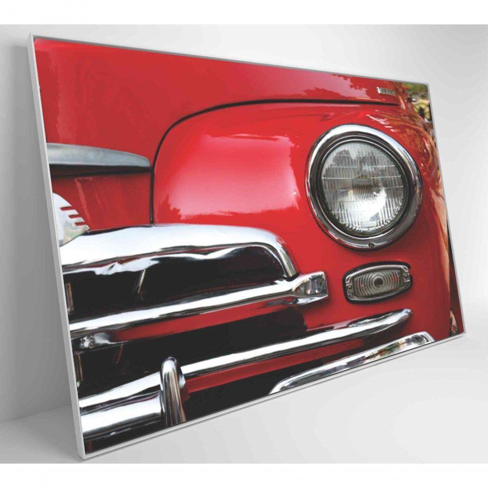 Quadro Frente Carro Clássico 120x80 Cm Tecido Canvas - 6
