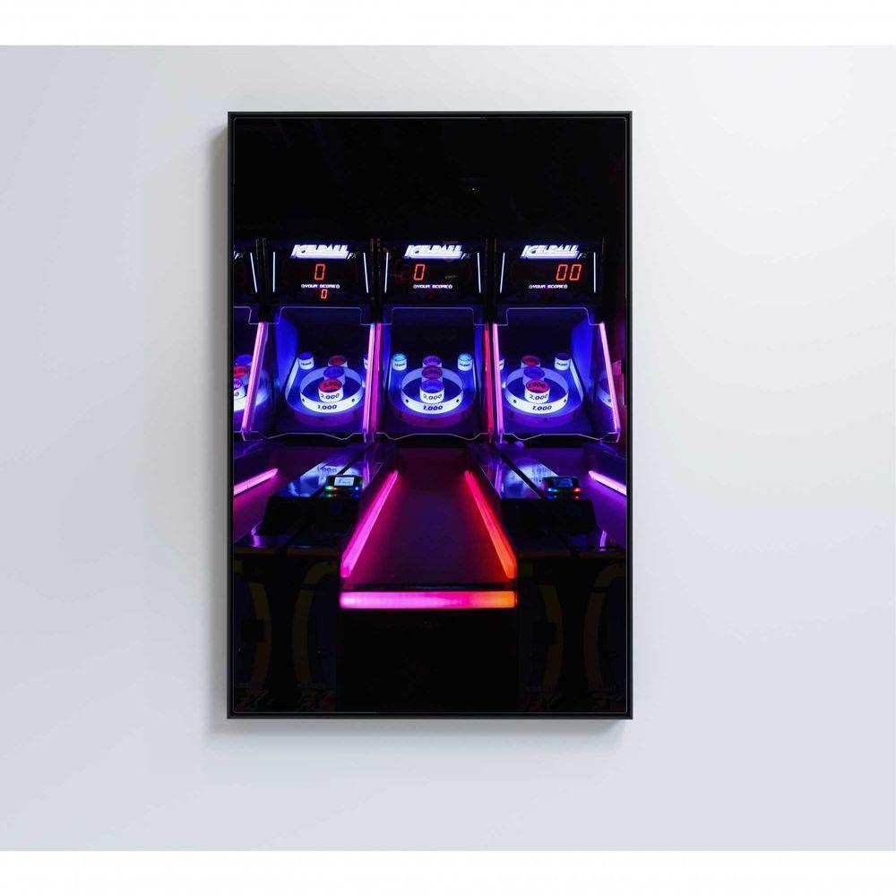 Quadro Jogo Arcade 120x80 Cm Tecido Canvas - 4