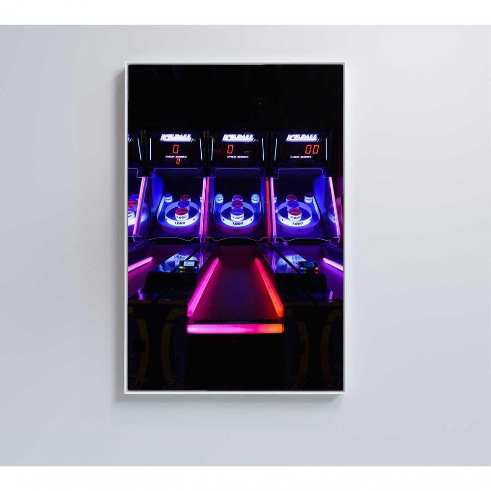 Quadro Jogo Arcade 120x80 Cm Tecido Canvas - 5