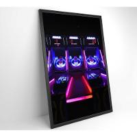 Quadro Jogo Arcade 120x80 Cm Tecido Canvas - 8