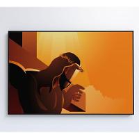 Quadro Jesus Cristo Coroa De Espinhos 120x80 Cm Vidro Impresso - 5