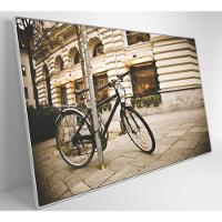 Quadro Bicicleta Clássica Na Rua 60x40 Cm Tecido Canvas - 6