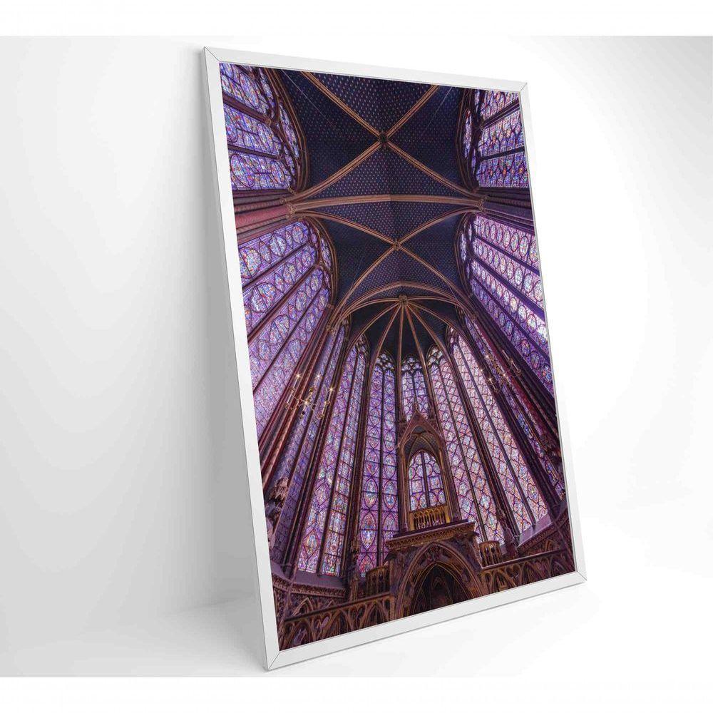 Quadro Arquitetura Igreja 60x90 Cm Tecido Canvas - 3