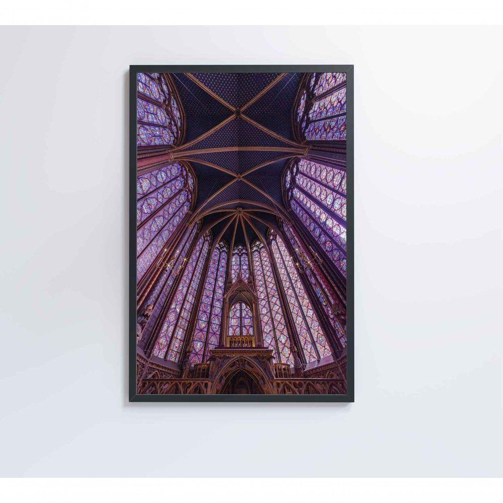 Quadro Arquitetura Igreja 60x90 Cm Tecido Canvas - 5