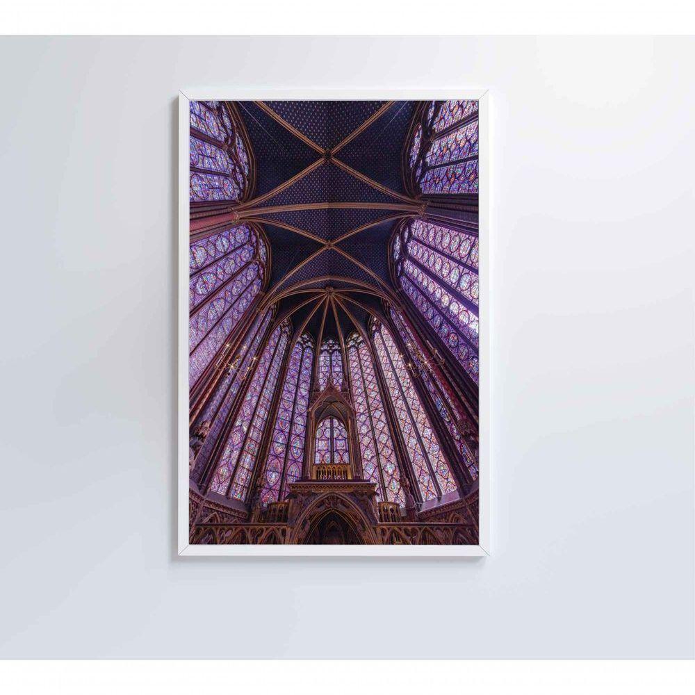 Quadro Arquitetura Igreja 60x90 Cm Tecido Canvas - 8