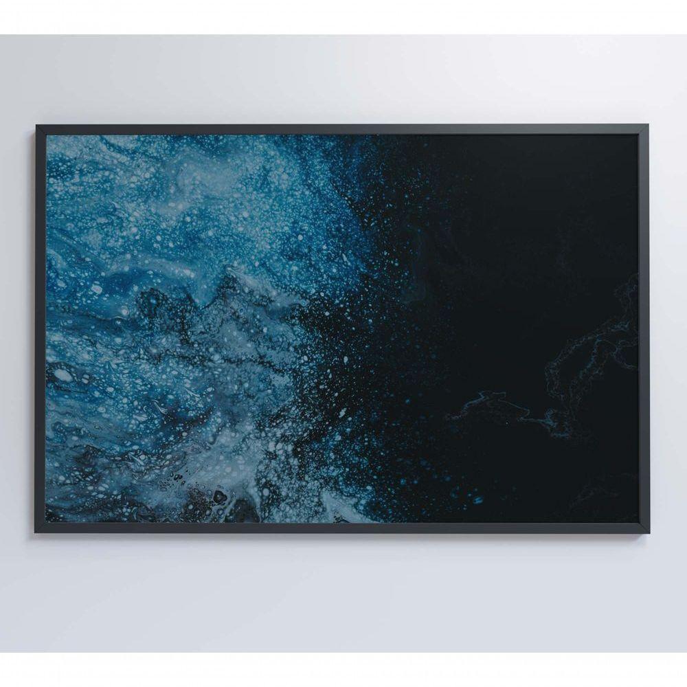 Quadro Abstrato Geleiras 60x40 Cm Tecido Canvas - 3