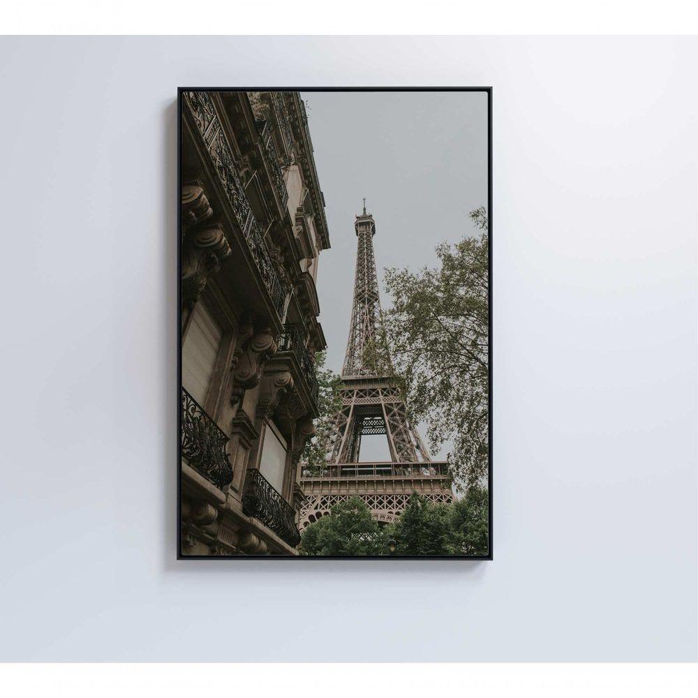 Quadro Torre Eiffel Paris 40x60 Cm Vidro Impresso - 3