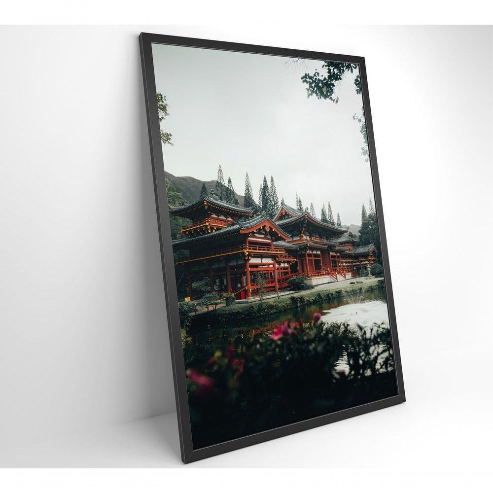 Quadro Templo Japonês 40x60 Cm Tecido Canvas - 2