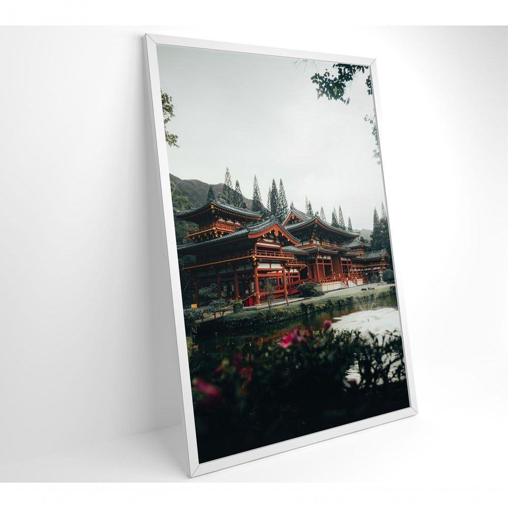 Quadro Templo Japonês 40x60 Cm Tecido Canvas - 6