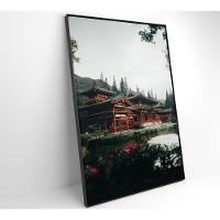 Quadro Templo Japonês 40x60 Cm Tecido Canvas - 8