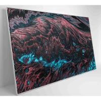 Quadro Abstrato Raízes 60x40 Cm Tecido Canvas - 8