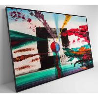 Quadro Pintura Quadrado 120x80 Cm Tecido Canvas - 5