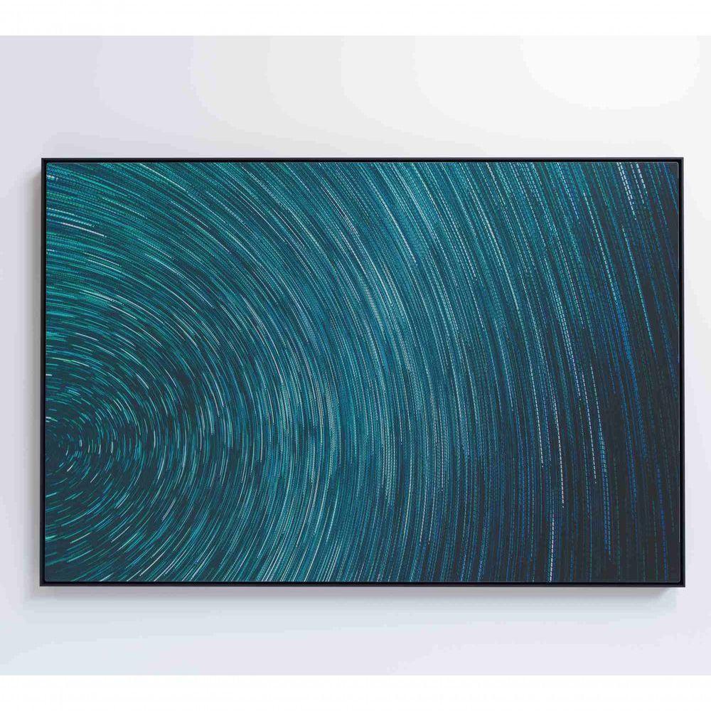 Quadro Abstrato Espiral 60x40 Cm Tecido Canvas - 2