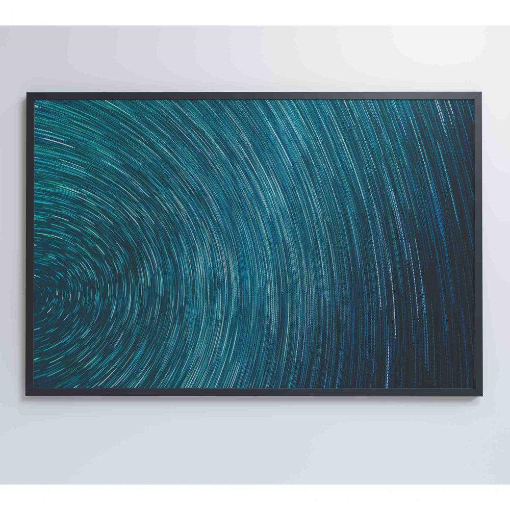 Quadro Abstrato Espiral 60x40 Cm Tecido Canvas - 3