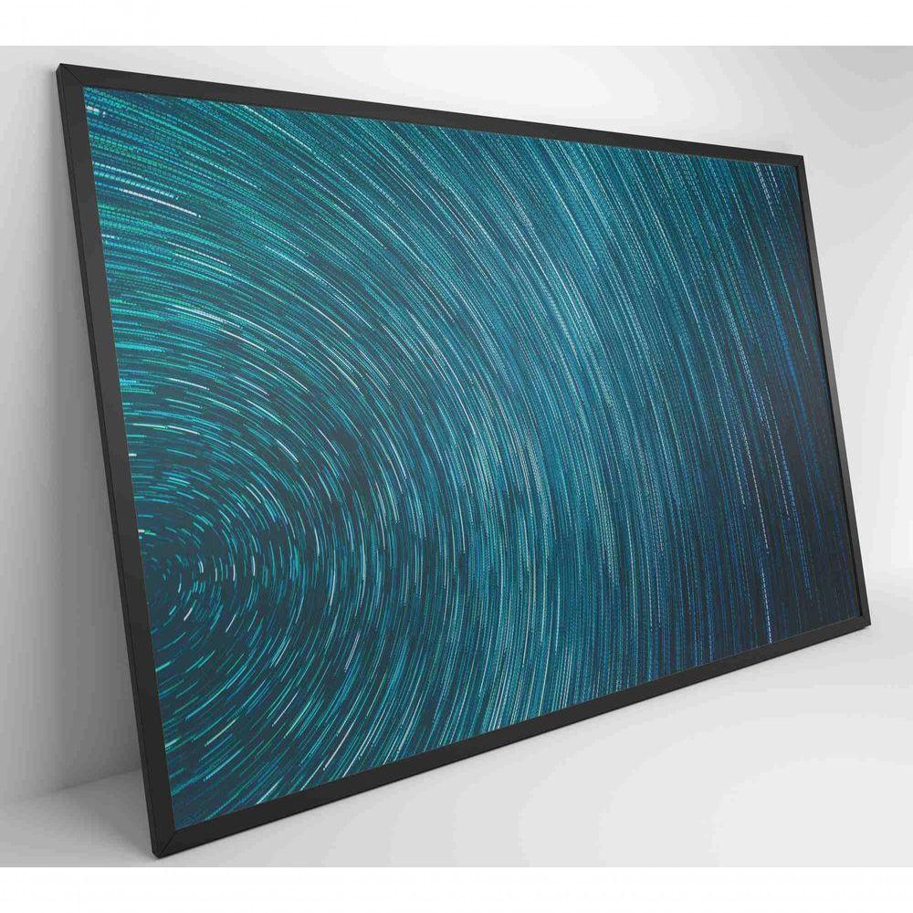 Quadro Abstrato Espiral 60x40 Cm Tecido Canvas - 7