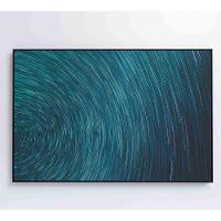 Quadro Abstrato Espiral 60x40 Cm Tecido Canvas