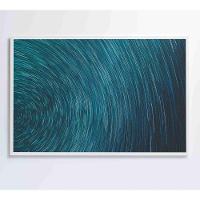 Quadro Abstrato Espiral 60x40 Cm Tecido Canvas - 7