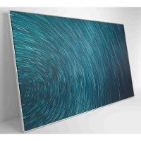 Quadro Abstrato Espiral 60x40 Cm Tecido Canvas - 11