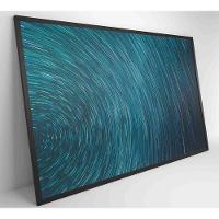 Quadro Abstrato Espiral 60x40 Cm Tecido Canvas - 13