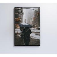 Quadro Neve Nova York 60x90 Cm Tecido Canvas - 6