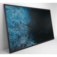 Quadro Abstrato Geleiras 120x80 Cm Tecido Canvas