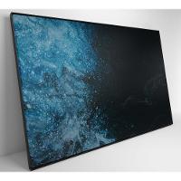 Quadro Abstrato Geleiras 120x80 Cm Tecido Canvas - 7