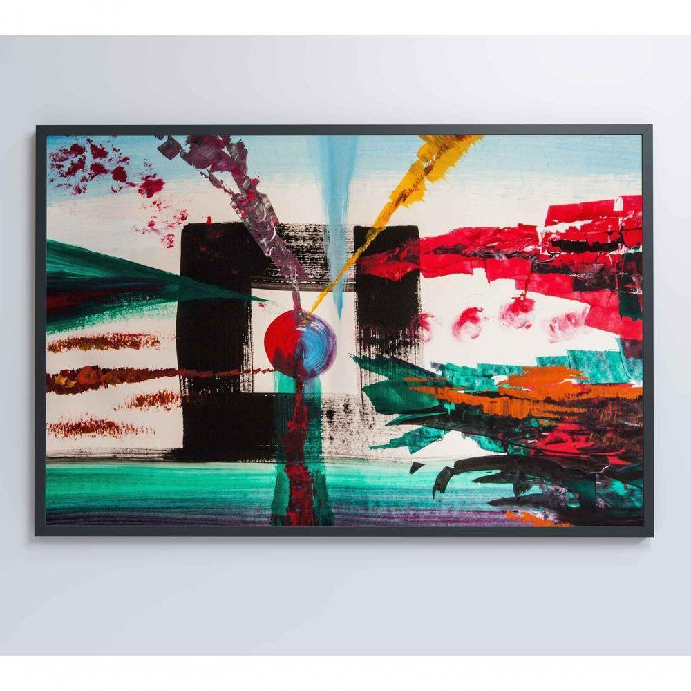 Quadro Pintura Quadrado 60x40 Cm Tecido Canvas - 4