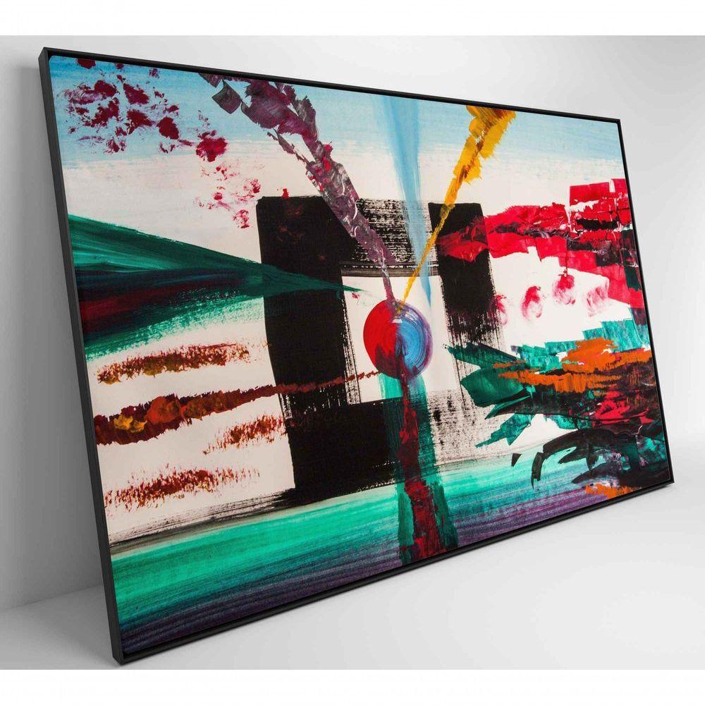 Quadro Pintura Quadrado 60x40 Cm Tecido Canvas - 5