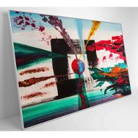 Quadro Pintura Quadrado 60x40 Cm Tecido Canvas - 13