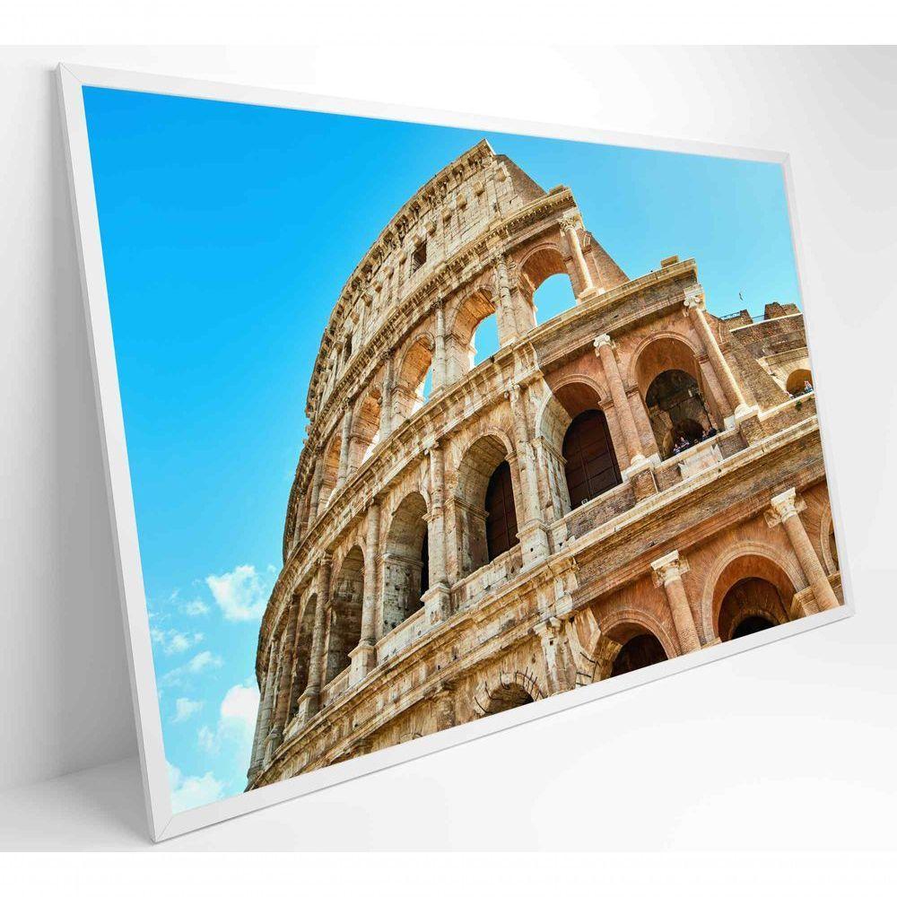 Quadro Coliseu 90x60 Cm Vidro Impresso - 4